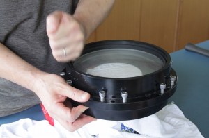 固定環の取り外し