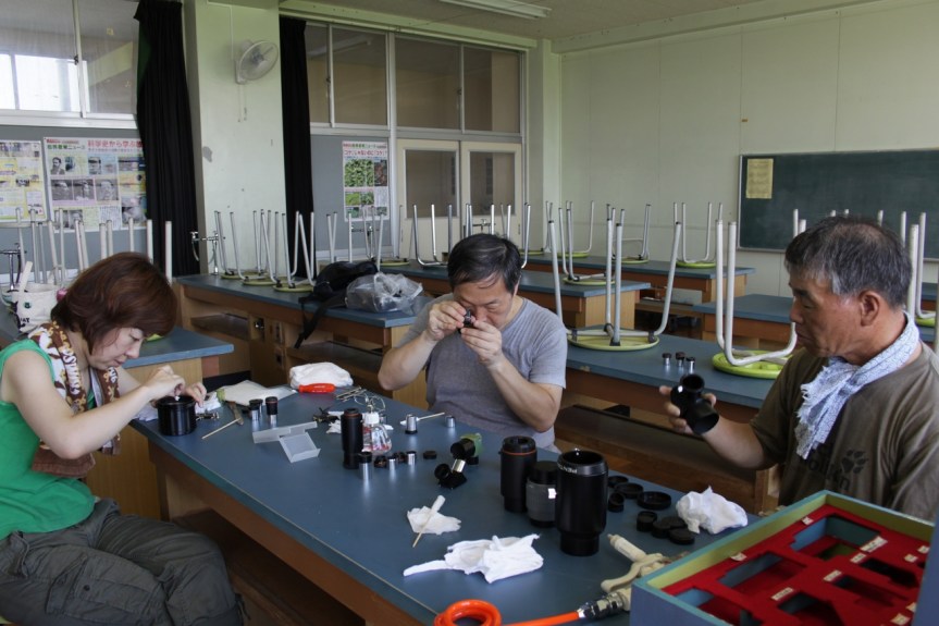 アイピースの清掃