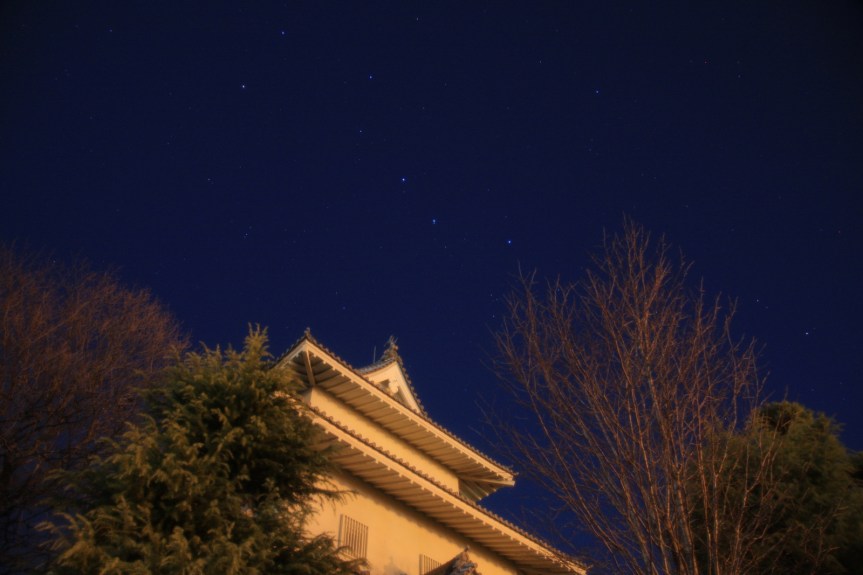 騎西城と北斗七星